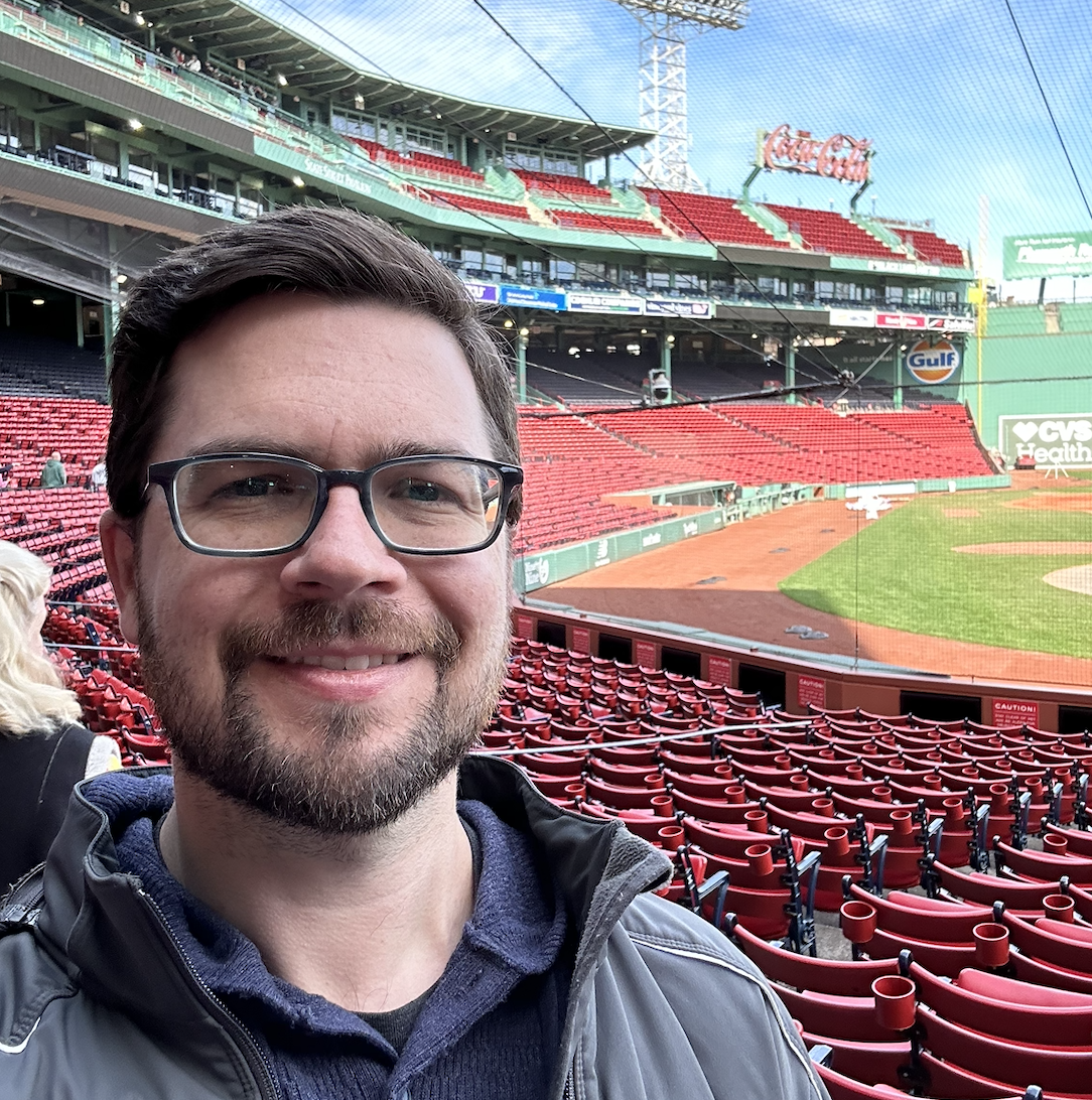 A picture of me at Fenway Park in Boston